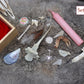 Deluxe Bone Throwing Kit | Bone Divination Set | Osteomancy Witch Altar | Witchcore Real Animal Bones | Oddities and Curiosities Wiccan Gift